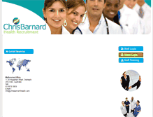 Tablet Screenshot of chrisbarnardhealth.com